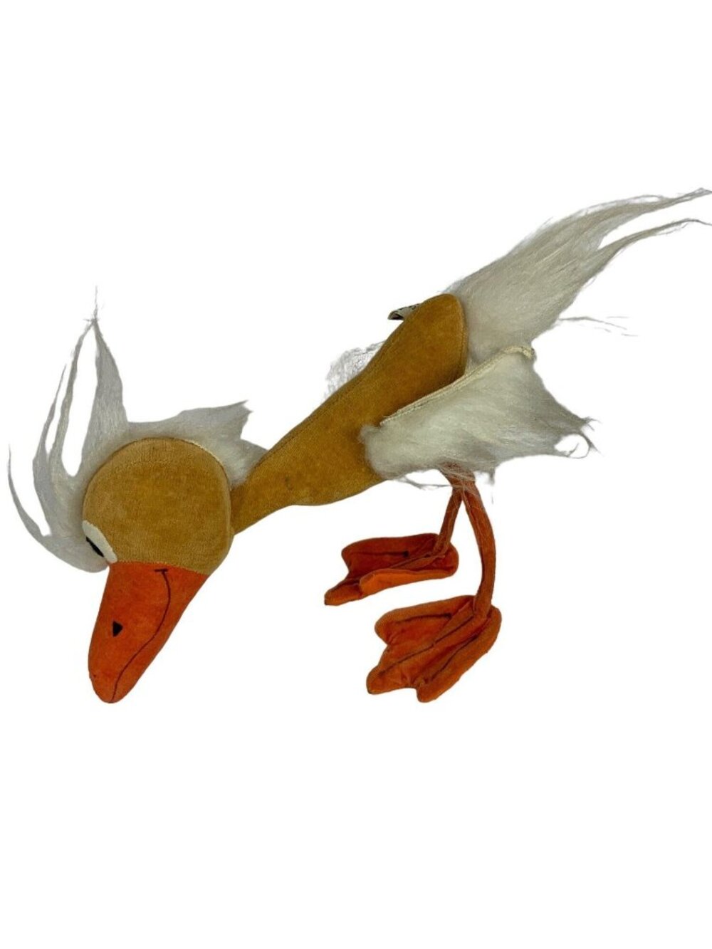 Kamar Beep Beep Roadrunner Bird Plush Gold Wired Legs Vintage 1969 Japan